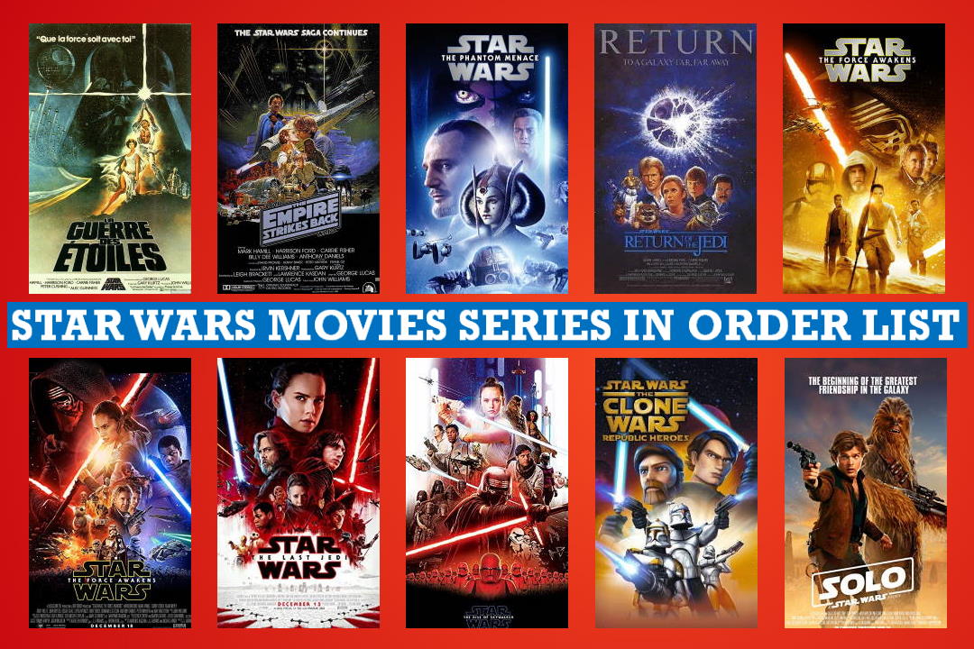 Wars in star all order movies Star Wars
